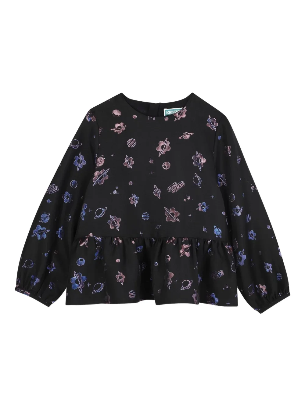 Блузка с узором Kenzo Kids, синий
Блузка с узором Kenzo Kids, синий