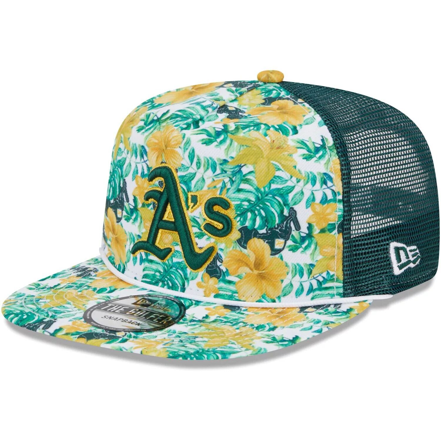 Мужская кепка New Era Oakland Athletics Tropic с цветочным принтом для гольфиста Snapback
Мужская кепка New Era Oakland Athletics Tropic с цветочным принтом для гольфиста Snapback