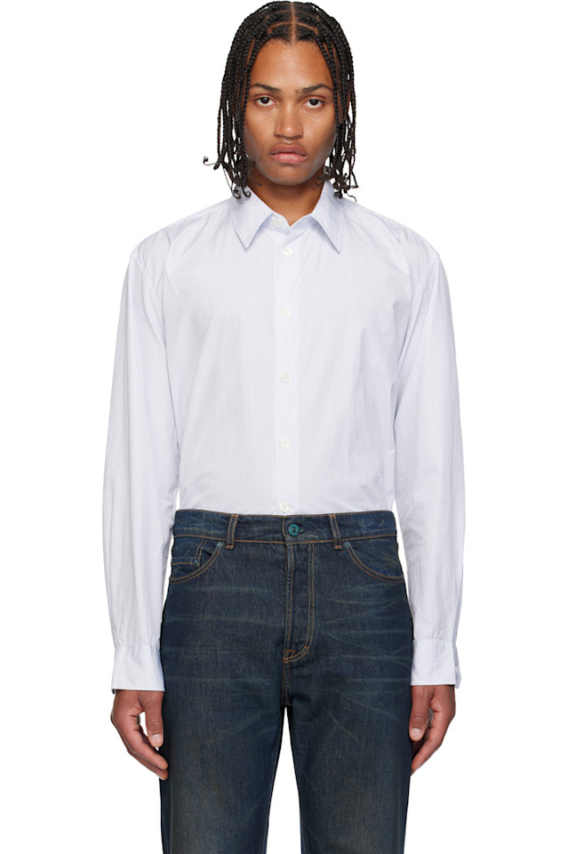 Our Legacy Белая и синяя рубашка
Our Legacy Белая и синяя рубашка