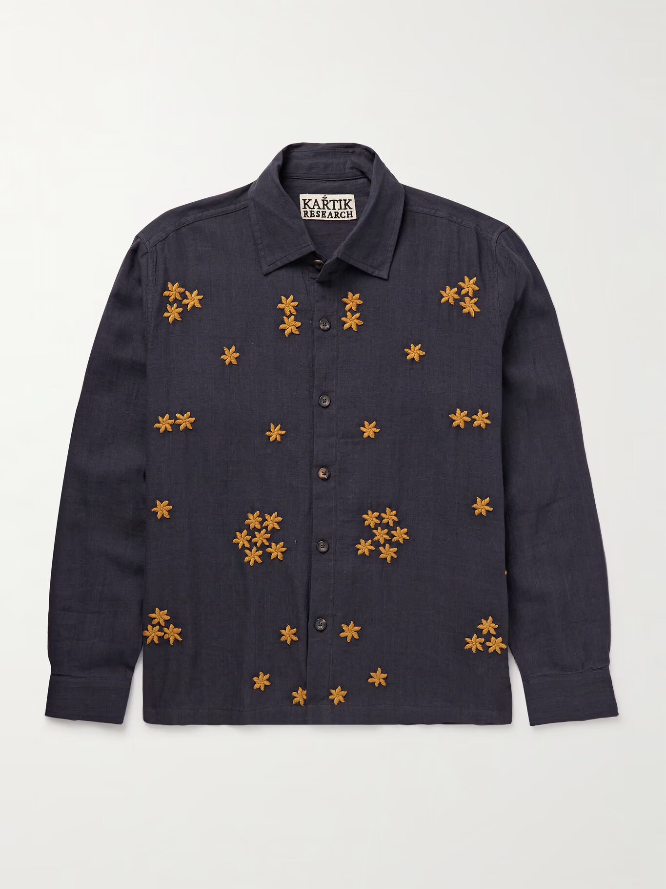 Вышитая рубашка из хлопчатобумажной вуали KARTIK RESEARCH, темно-фиолетовый
Вышитая рубашка из хлопчатобумажной вуали KARTIK RESEARCH, темно-фиолетовый