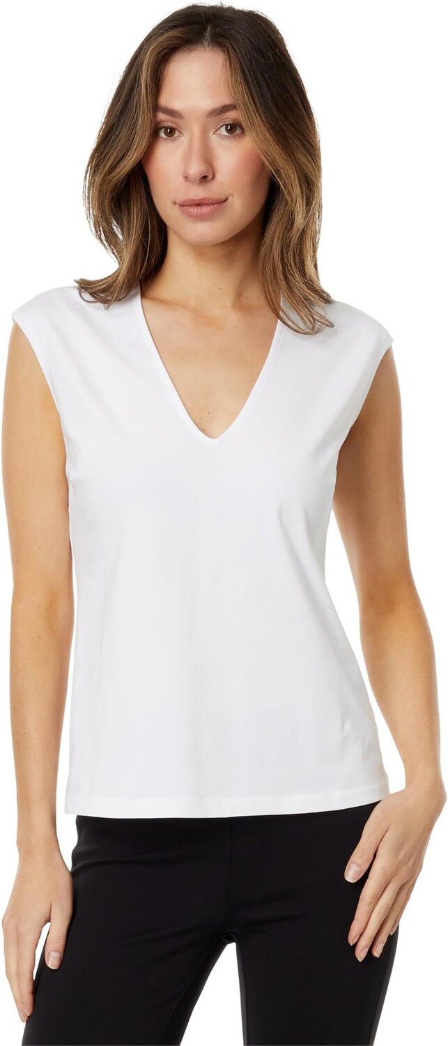 Топ V-Neck Perfect Layer NIC+ZOE, цвет Paper White 
Топ V-Neck Perfect Layer NIC+ZOE, цвет Paper White