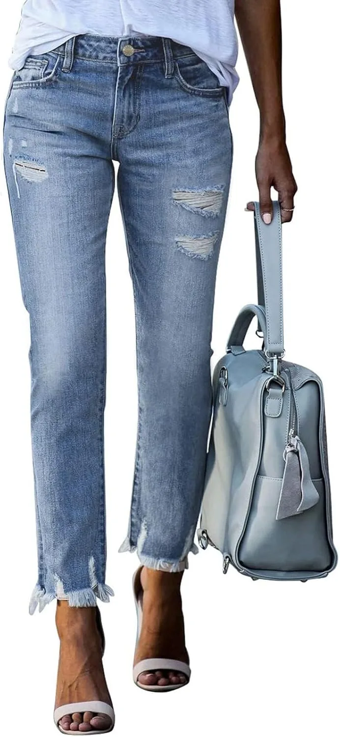 Прямые брюки Boyfriend Jeans Stretchy Ripped Distressed Zimbaplatinum WJDNHKYD
Прямые брюки Boyfriend Jeans Stretchy Ripped Distressed Zimbaplatinum WJDNHKYD