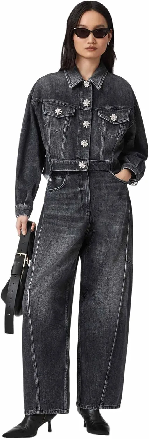 AllSaints Women's Carter Barrel Jean
AllSaints Women's Carter Barrel Jean