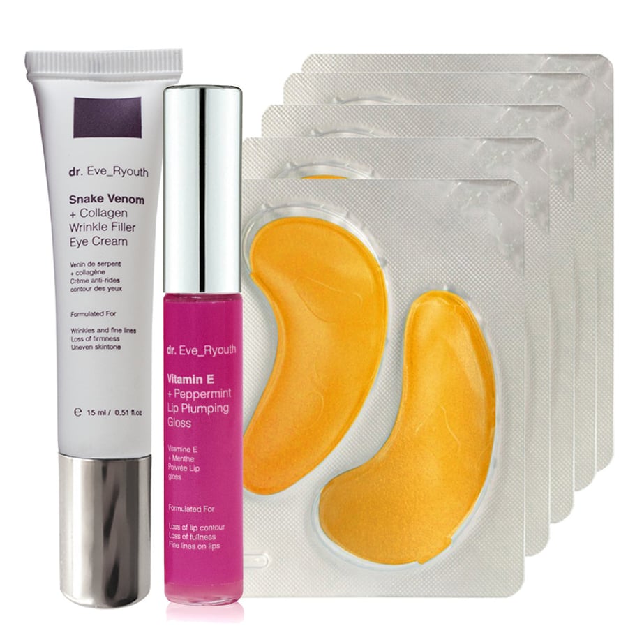 увлажняющие патчи для глаз + витамин Е для губ 8 мл + заполнитель морщин для глаз 15 Dr. Ever Youth
увлажняющие патчи для глаз + витамин Е для губ 8 мл + заполнитель морщин для глаз 15 Dr. Ever Youth