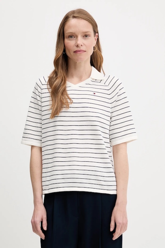 Хлопковый свитер Tommy Hilfiger, белый
Хлопковый свитер Tommy Hilfiger, белый