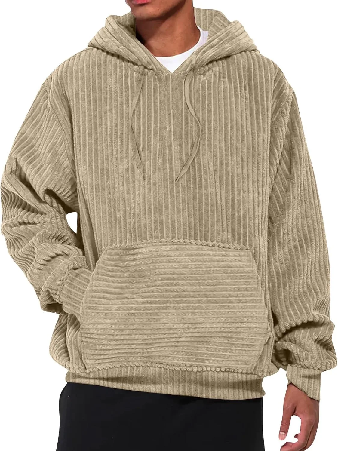 Мужская зимняя худи с длинными рукавами, Casual, Corduroy, с карманом, S-3XL Ymosrh
Мужская зимняя худи с длинными рукавами, Casual, Corduroy, с карманом, S-3XL Ymosrh