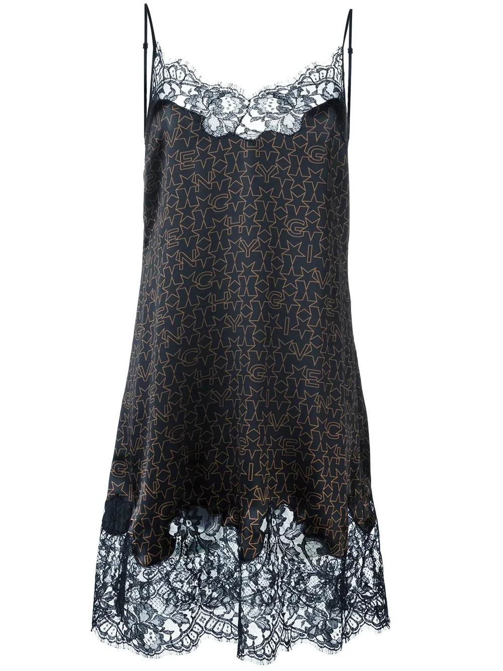 Кружевное платье с логотипом Givenchy, черный
Кружевное платье с логотипом Givenchy, черный