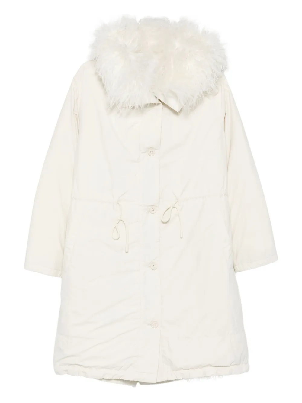 Куртка с застежкой на пуговицы и меховым воротником YVES SALOMON, белый
Куртка с застежкой на пуговицы и меховым воротником YVES SALOMON, белый