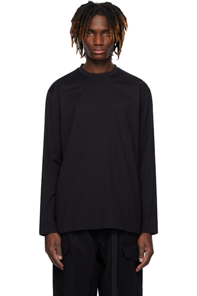Черная футболка с длинным рукавом Y-3
Черная футболка с длинным рукавом Y-3