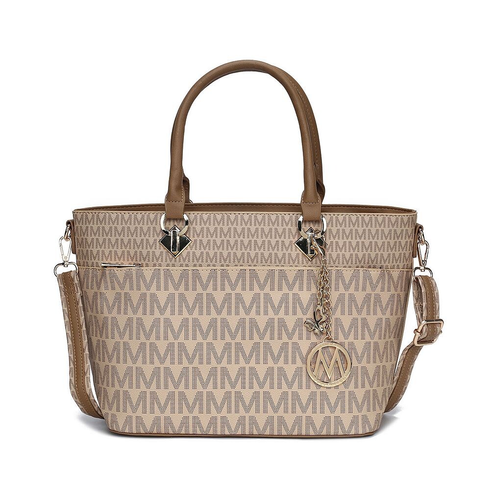 Mkf Collection Yonah Signature Женская сумка-тоут из веганской кожи с принтом от Mia K MKF Collection, бежевый
Mkf Collection Yonah Signature Женская сумка-тоут из веганской кожи с принтом от Mia K MKF Collection, бежевый