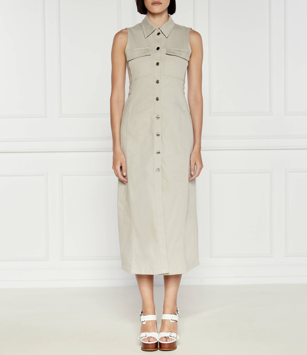 Джинсовое платье MAX&Co. VANNA, бежевый
Джинсовое платье MAX&Co. VANNA, бежевый