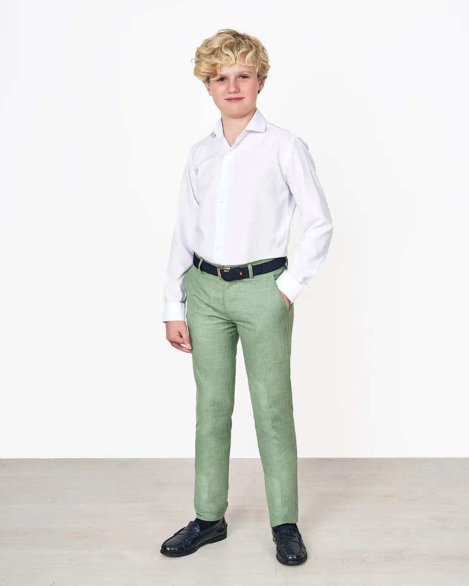 Стройное чиносы для мальчиков с петлями для ремня на талии Spagnolo, зеленый
Стройное чиносы для мальчиков с петлями для ремня на талии Spagnolo, зеленый