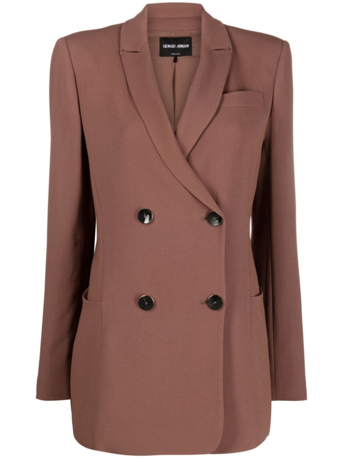 Giorgio Armani двубортный блейзер, коричневый
Giorgio Armani двубортный блейзер, коричневый