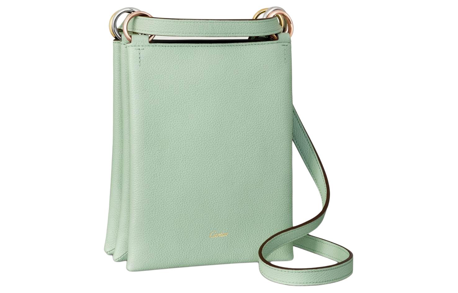 Cartier Тринити серии текстурированная кожаная сумка через плечо женская изумрудно зеленая
Cartier Тринити серии текстурированная кожаная сумка через плечо женская изумрудно зеленая