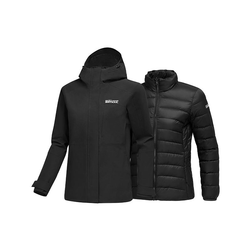 Skechers Водонепроницаемая дышащая износостойкая утепленная ветровка женская, Carbon Black/0018
Skechers Водонепроницаемая дышащая износостойкая утепленная ветровка женская, Carbon Black/0018