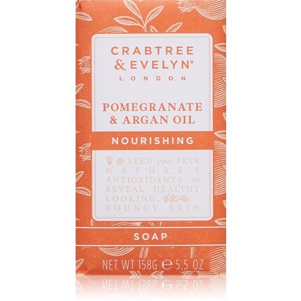 Питательное мыло с гранатом и аргановым маслом, 5,5 унций, Crabtree & Evelyn
Питательное мыло с гранатом и аргановым маслом, 5,5 унций, Crabtree & Evelyn