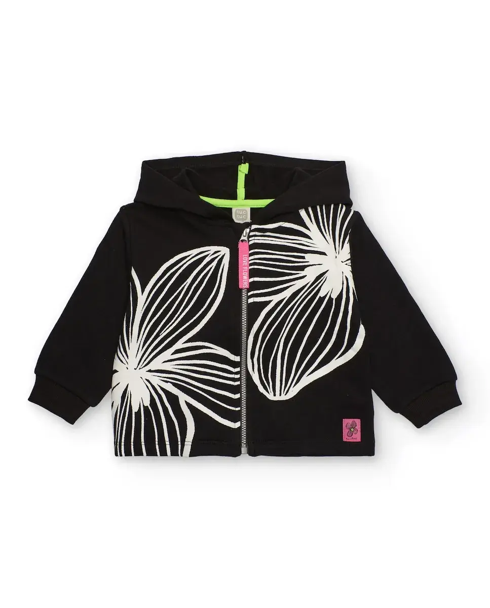 Черная детская толстовка с капюшоном с цветочным принтом из коллекции Love Flowers Tuc tuc, черный
Черная детская толстовка с капюшоном с цветочным принтом из коллекции Love Flowers Tuc tuc, черный