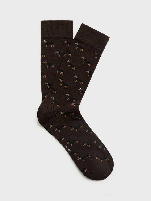 Носки с принтом таксы по всей поверхности Mango, Brown
Носки с принтом таксы по всей поверхности Mango, Brown