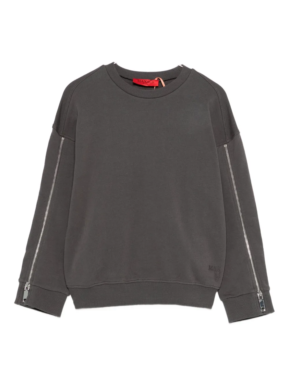 Свитшот с отделкой молниями Max&Co. Kids, серый
Свитшот с отделкой молниями Max&Co. Kids, серый
