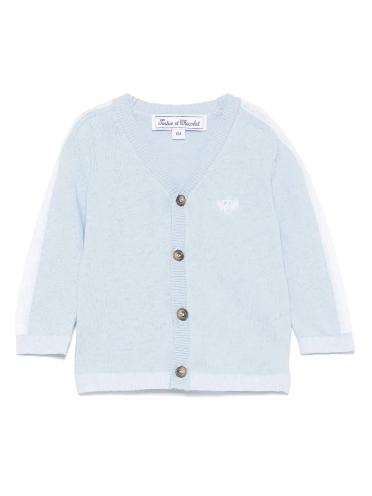 Tartine Et Chocolat кардиган с вышитым логотипом, синий
Tartine Et Chocolat кардиган с вышитым логотипом, синий