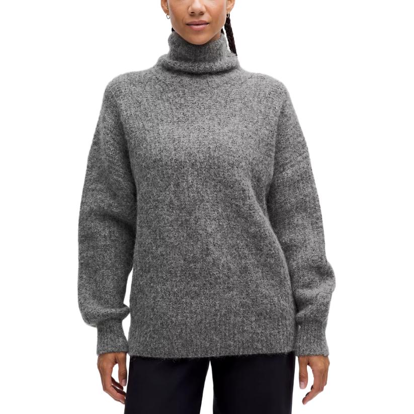 Свитер из смесовой альпаки женский Lululemon, серый
Свитер из смесовой альпаки женский Lululemon, серый