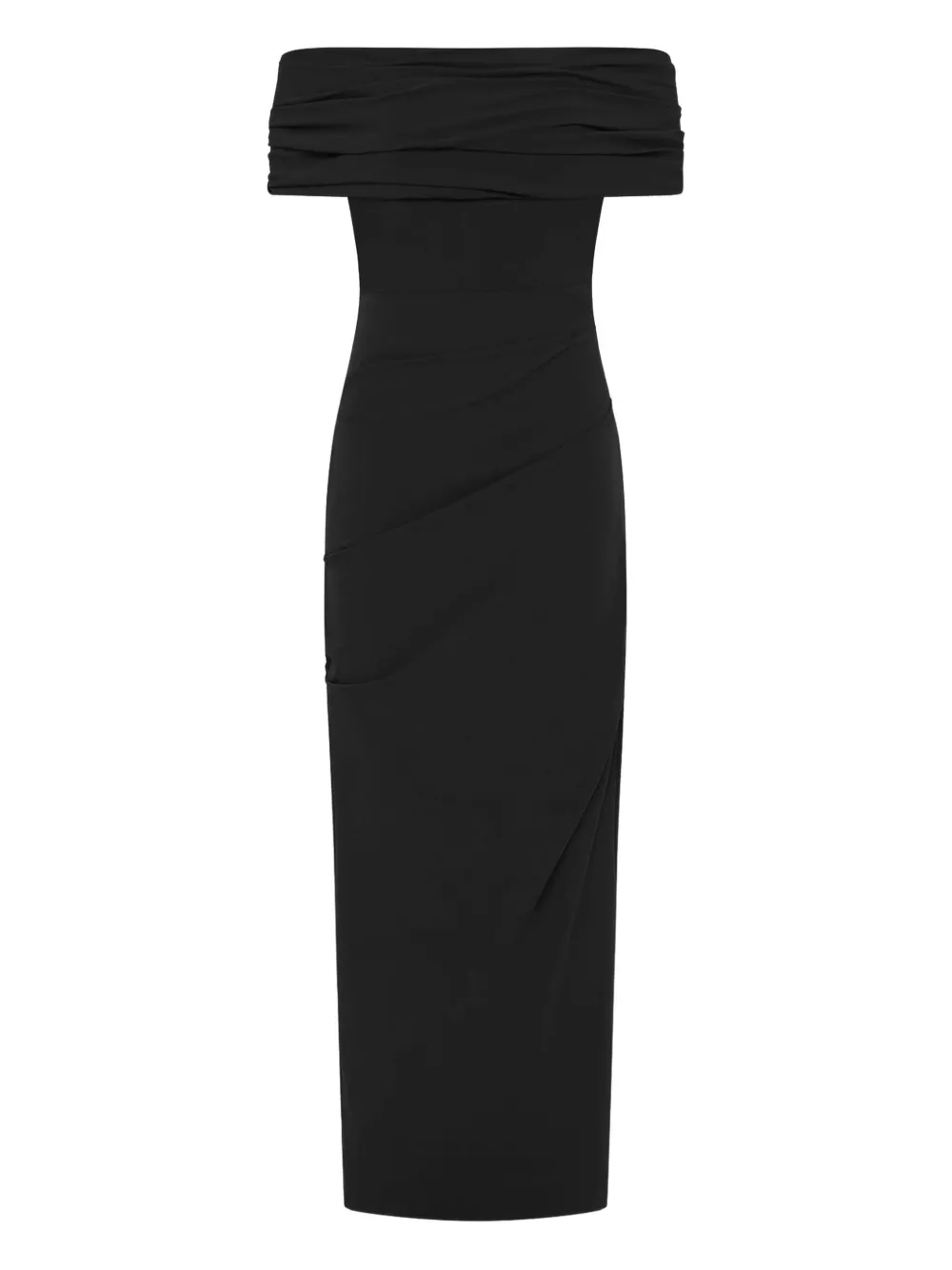 Платье макси Camille с открытыми плечами и драпировкой Rachel Gilbert, черный
Платье макси Camille с открытыми плечами и драпировкой Rachel Gilbert, черный