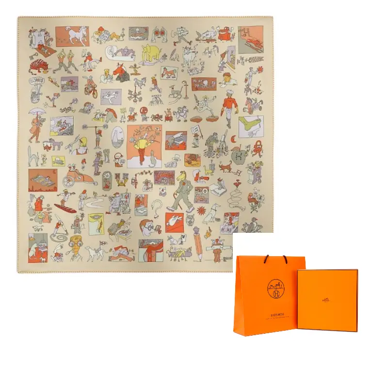 HERMES Шёлковый шарф Multicolor, Multicolor
HERMES Шёлковый шарф Multicolor, Multicolor