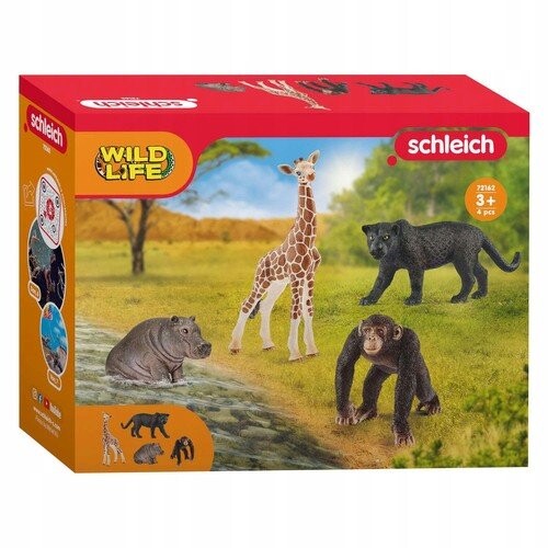 Фигурки SCHLEICH WILD ANIMALS 4в1 ОБЕЗЬЯНА ПАНТЕРА ЖИРАФ, РУЧНАЯ ПОКРАСКА
Фигурки SCHLEICH WILD ANIMALS 4в1 ОБЕЗЬЯНА ПАНТЕРА ЖИРАФ, РУЧНАЯ ПОКРАСКА