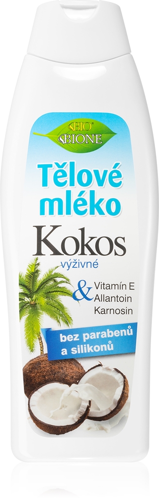 Питательный лосьон для тела с кокосом Bione Cosmetics, 500 мл
Питательный лосьон для тела с кокосом Bione Cosmetics, 500 мл