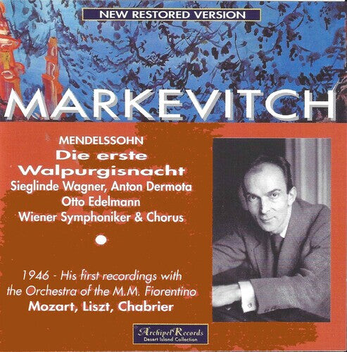 CD диск Mendelssohn / Wagner, S / Dermota / Markevitch: Die Erste Walpurgisnacht: Midsummer Night's Dream
CD диск Mendelssohn / Wagner, S / Dermota / Markevitch: Die Erste Walpurgisnacht: Midsummer Night's Dream