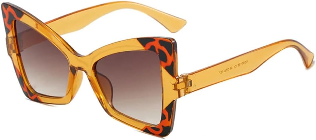 Солнцезащитные очки с защитой UV400 | «Кошачий глаз», большая оправа | для женщин и мужчин, для занятий спортом на открытом воздухе и вождения DSVIGF, Yellow Leopard Tea
Солнцезащитные очки с защитой UV400 | «Кошачий глаз», большая оправа | для женщин и мужчин, для занятий спортом на открытом воздухе и вождения DSVIGF, Yellow Leopard Tea