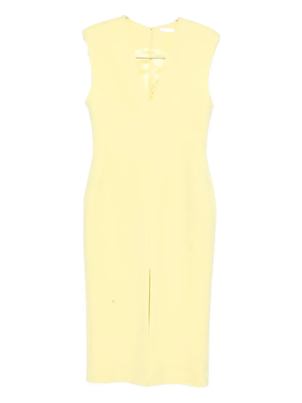 Платье с V-образным вырезом и разрезом Givenchy, желтый
Платье с V-образным вырезом и разрезом Givenchy, желтый