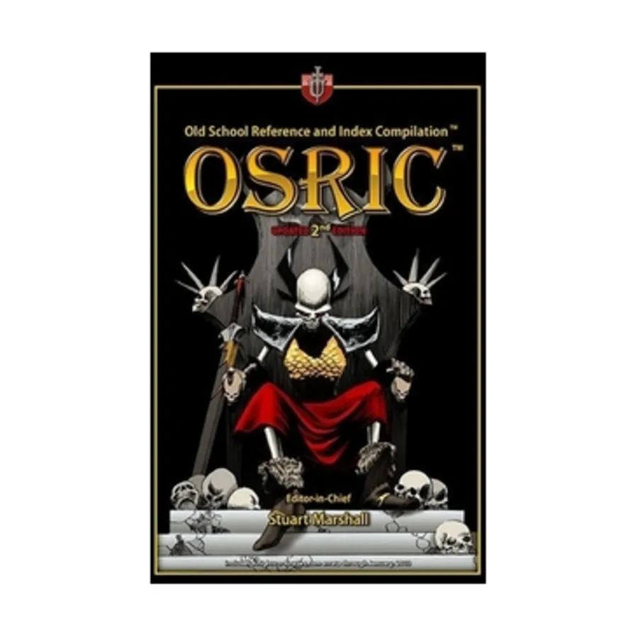 OSRIC - Old School Reference and Index Compilation (Updated 2nd Edition), OSRIC (Usherwood Publishing), мягкая обложка
OSRIC - Old School Reference and Index Compilation (Updated 2nd Edition), OSRIC (Usherwood Publishing), мягкая обложка