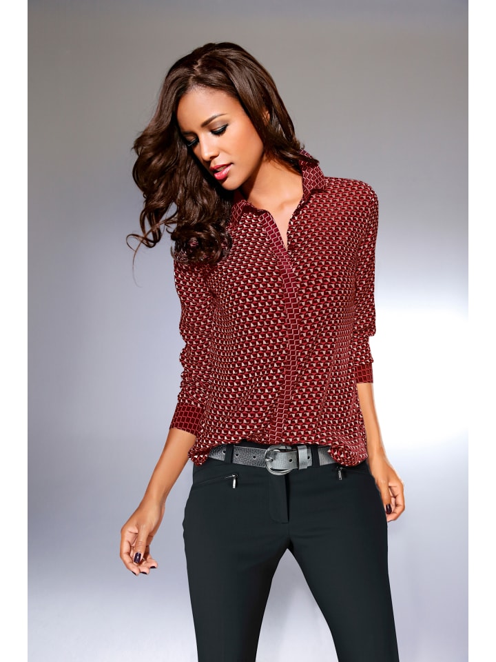 Блузка-рубашка темно-ягодно-песочного цвета Heine
Блузка-рубашка темно-ягодно-песочного цвета Heine