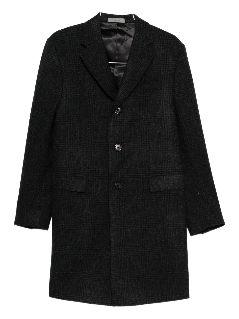 Клетчатое пальто на пуговицах Corneliani, серый
Клетчатое пальто на пуговицах Corneliani, серый