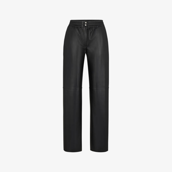 Брюки из искусственной кожи с высокой талией и эластичным поясом Hugo, черный
Брюки из искусственной кожи с высокой талией и эластичным поясом Hugo, черный