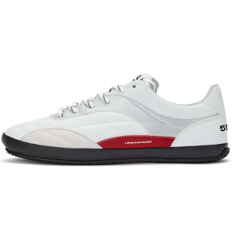 URBANHOOD Серебряная стрела белые 5560 серии тонкоподошвенные гоночные туфли износостойкие противоскользящие низкие кеды унисекс, цвет Silver Arrow White 
URBANHOOD Серебряная стрела белые 5560 серии тонкоподошвенные гоночные туфли износостойкие противоскользящие низкие кеды унисекс, цвет Silver Arrow White