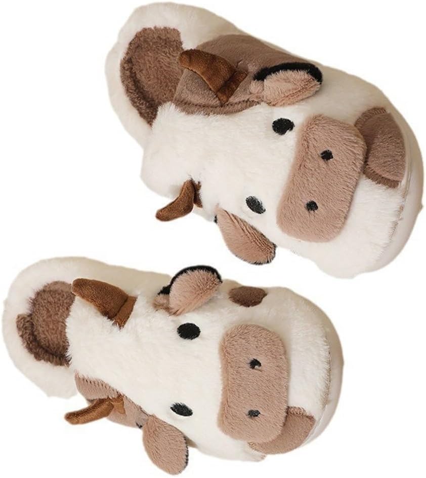 Милые пушистые тапочки в виде мультяшной коровы, очень большие, для женщин и мужчин - зимние теплые уютные домашние тапочки с мягким пушистым хлопком, противоскользящие Generic, коричневый
Милые пушистые тапочки в виде мультяшной коровы, очень большие, для женщин и мужчин - зимние теплые уютные домашние тапочки с мягким пушистым хлопком, противоскользящие Generic, коричневый