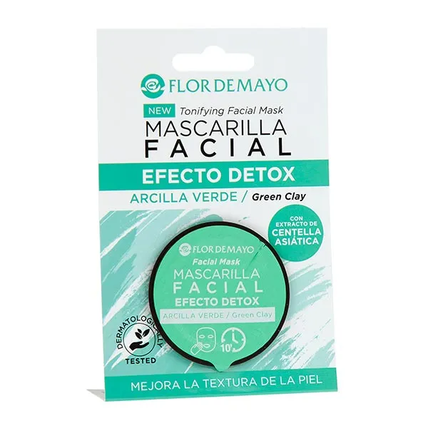 Маска с детокс-эффектом из зеленой глины Mascarilla Facial Efecto Detox Flor De Mayo
Маска с детокс-эффектом из зеленой глины Mascarilla Facial Efecto Detox Flor De Mayo