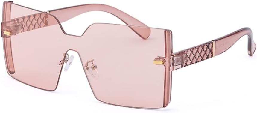 Солнцезащитные очки без оправы большого размера для женщин, цельные, с зеркальными прозрачными линзами, солнцезащитные очки для мужчин в стиле ретро с большой оправой LXLHWN, Light Brown
Солнцезащитные очки без оправы большого размера для женщин, цельные, с зеркальными прозрачными линзами, солнцезащитные очки для мужчин в стиле ретро с большой оправой LXLHWN, Light Brown