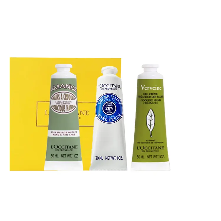 Крем для рук с цветочно-вишневым ароматом shea увлажняющий 30мл+30мл+30мл LOCCITANE, Hand Cream+Sweet Peach Hand Cream+Refreshing Citrus Hand Cream
Крем для рук с цветочно-вишневым ароматом shea увлажняющий 30мл+30мл+30мл LOCCITANE, Hand Cream+Sweet Peach Hand Cream+Refreshing Citrus Hand Cream