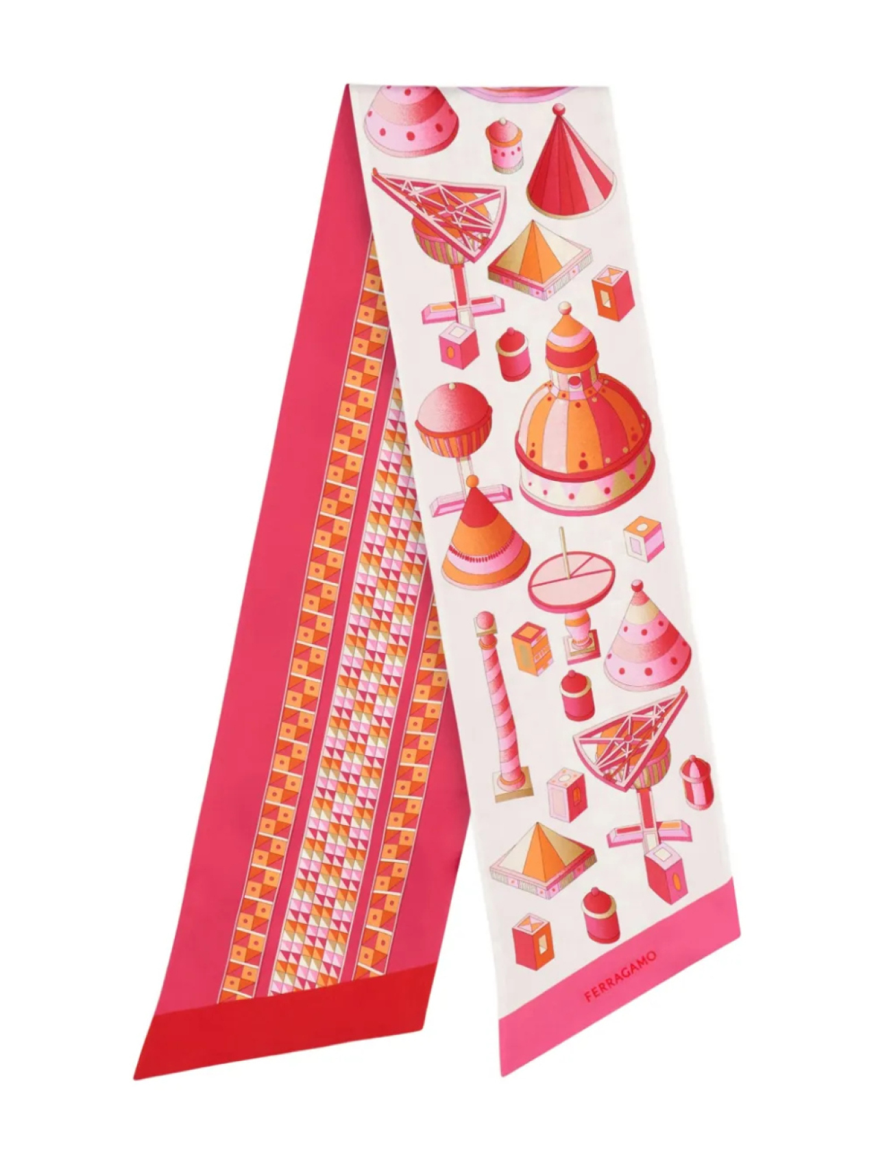 Ferragamo шарф с принтом Renaissance, розовый
Ferragamo шарф с принтом Renaissance, розовый