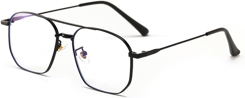 Ретро солнцезащитные очки с двойной перемычкой и металлической оправой, модные женские очки с прозрачными линзами цвета океана, защита от УФ-излучения UV400, трендовые мужские очки VVTWSSW, Black Clear
Ретро солнцезащитные очки с двойной перемычкой и металлической оправой, модные женские очки с прозрачными линзами цвета океана, защита от УФ-излучения UV400, трендовые мужские очки VVTWSSW, Black Clear