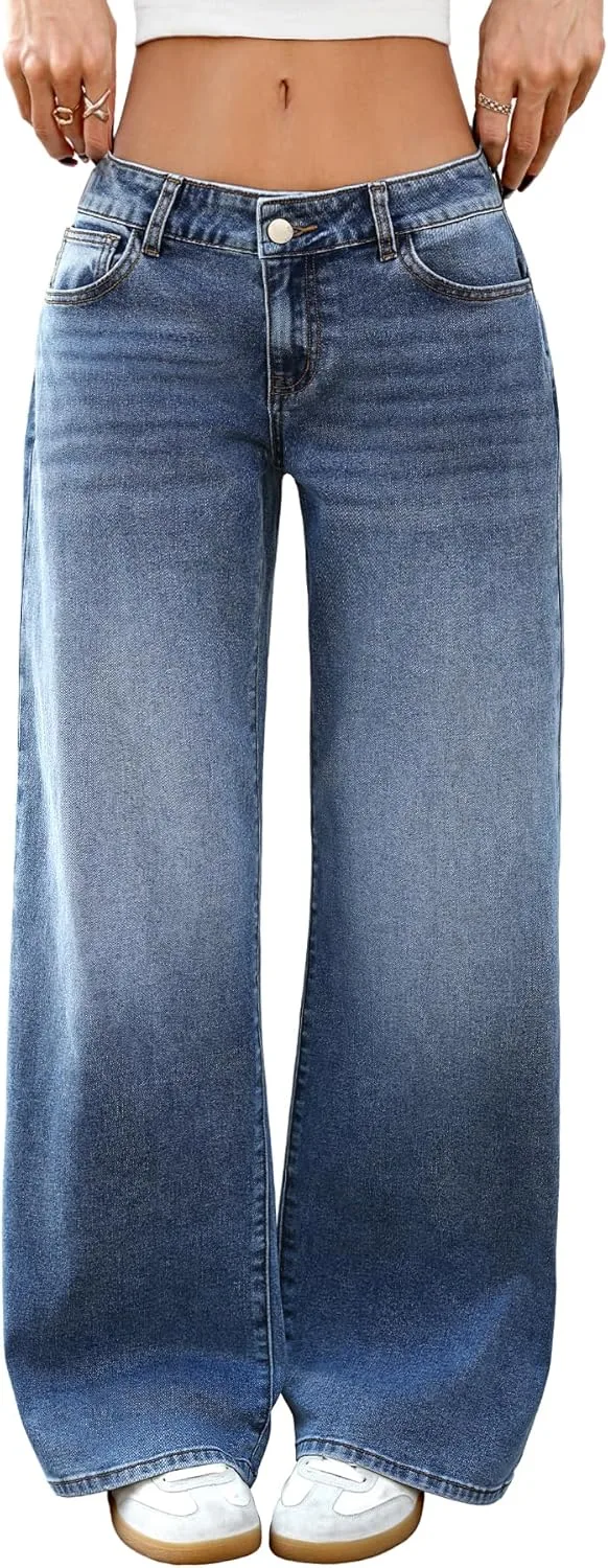 ELLEVEN низкие мешковатые джинсы для женщин Y2k широкие свободные штаны
ELLEVEN низкие мешковатые джинсы для женщин Y2k широкие свободные штаны