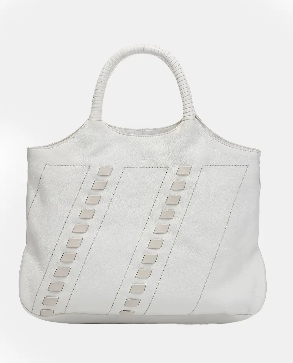Сумка-шоппер Oceans Diary с деталями из белой кожи Abbacino, белый 
Сумка-шоппер Oceans Diary с деталями из белой кожи Abbacino, белый