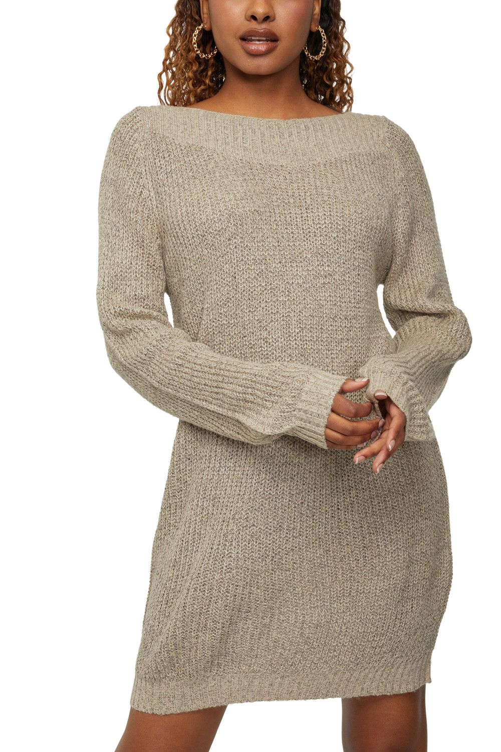 Платье Jacqueline de Yong вязаное, бежевый
Платье Jacqueline de Yong вязаное, бежевый