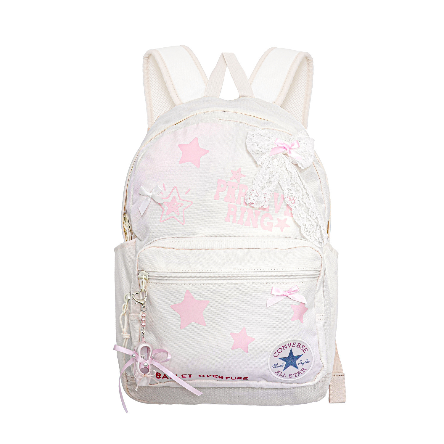 Converse Белый рюкзак из полиэстера с логотипом для девочек унисекс розовый белый, White
Converse Белый рюкзак из полиэстера с логотипом для девочек унисекс розовый белый, White