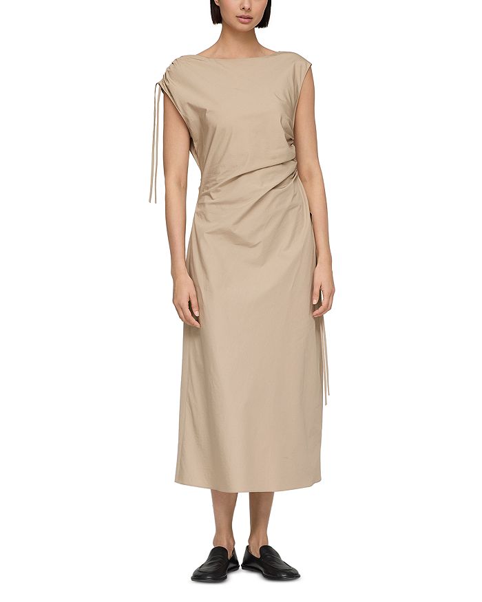 Платье миди с завязывающимися рукавами и сборками Lafayette 148 New York, коричневый/бежевый
Платье миди с завязывающимися рукавами и сборками Lafayette 148 New York, коричневый/бежевый