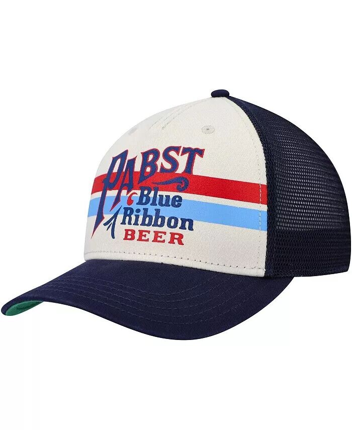 Мужская кремовая, темно-синяя шляпа Pabst Blue Ribbon Sinclair Snapback American Needle
Мужская кремовая, темно-синяя шляпа Pabst Blue Ribbon Sinclair Snapback American Needle