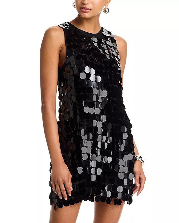 Мини-Платье Roxanna с пайетками Ramy Brook, черный
Мини-Платье Roxanna с пайетками Ramy Brook, черный